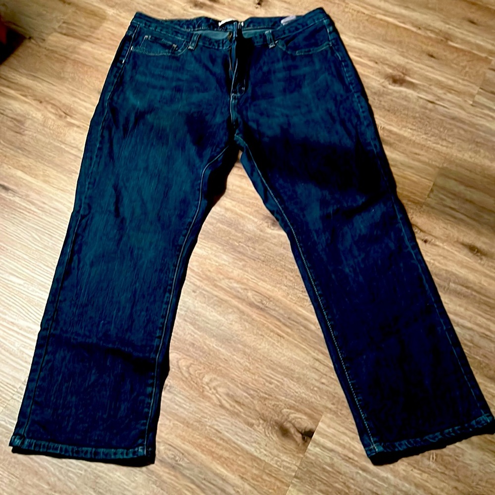 Straight leg jeans